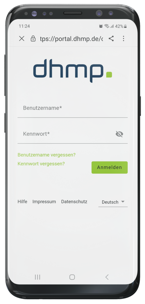 Dhmp Mandantenportal Smartphone